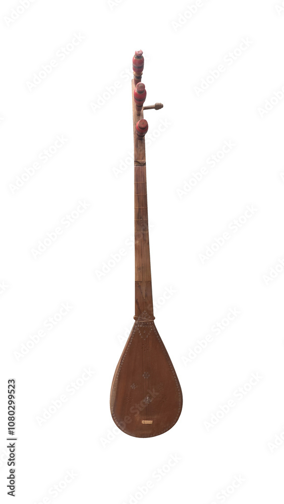 Mandolin asian old wooden musical instrument Mandolin asian old wooden musical instrument