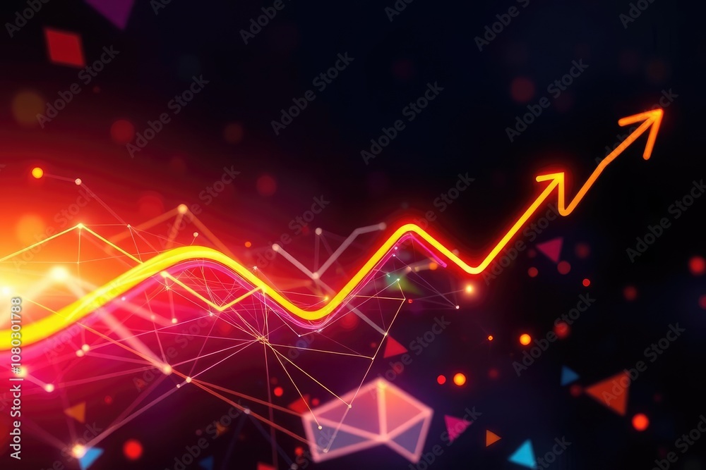 Growing arrow graphic design Growing arrow graphic design