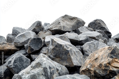 A pile of rocks stacked on top of each other, natural geological formation