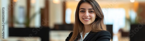 Hotel public relations executive at work: Experienced pr professional manages strategic brand communications and coordinates upscale events for luxury hospitality venue