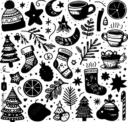 christmass doodles