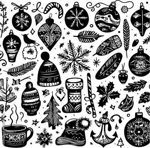 christmass doodles