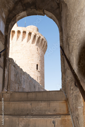 Bellver Castle, Palma de Mallorca, Spain. It was built in the 14th century for King James II of Majorca. photo