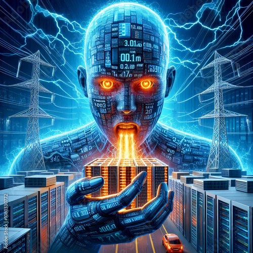 Die künstliche Intelligenz saugt sehr viel elektrischen Strom aus dem Netz. Energieversorgung am Scheideweg.