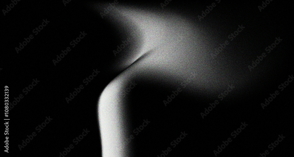 Naklejka premium Dark silver monochrome grainy black grey grainy background abstract blurred noise texture banner backdrop grunge poster header design