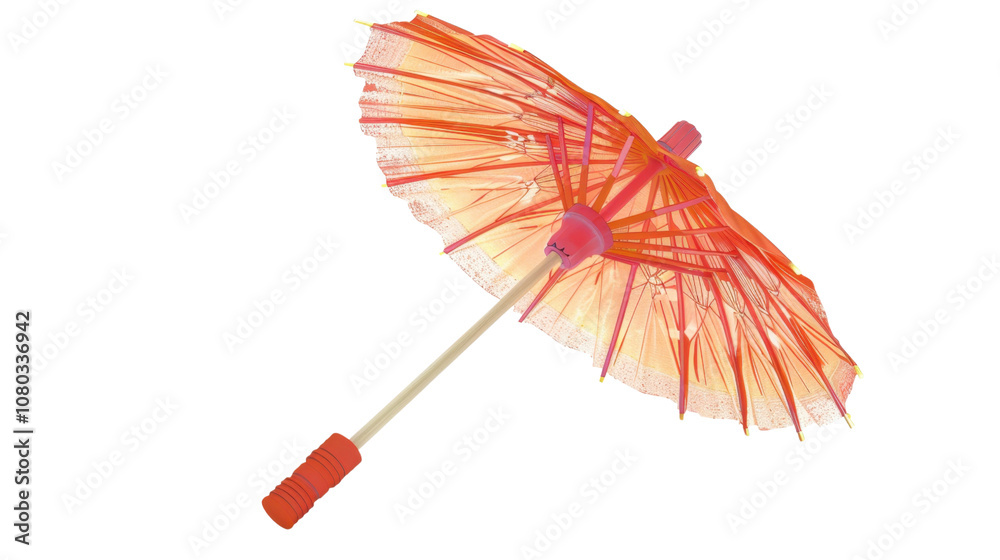 Cocktail umbrella on white transparent background
Cocktail umbrella on white transparent background