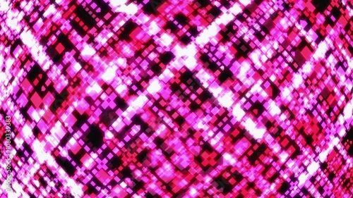 Abstract Pink and White Square Pattern Background