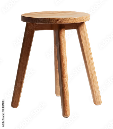 Modern stool on a transparent background. isolated background.