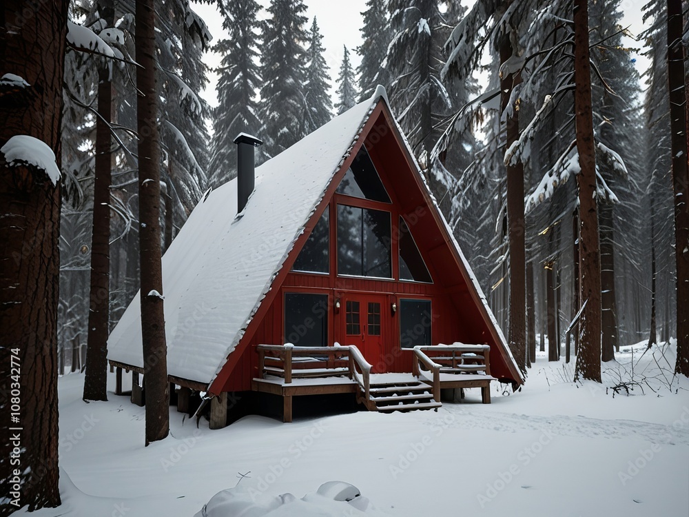 A country house in nature in winter. Rest in an ecologically clean place in winter. Glamping in nature. A country house in nature in winter. Rest in an ecologically clean place in winter. Glamping in nature.