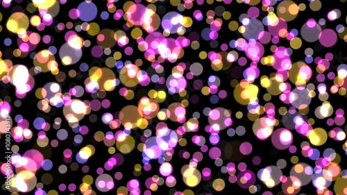 Abstract Background of Colorful Blurred Circles