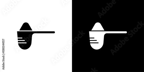Scoop icon Outline sign symbol set
