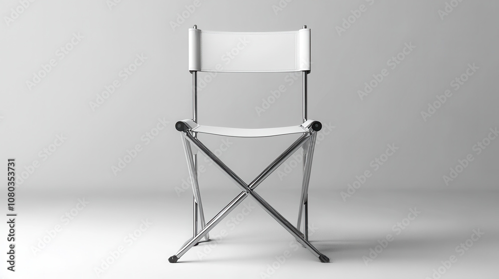 Minimalist White Foldable Chair Minimalist White Foldable Chair
