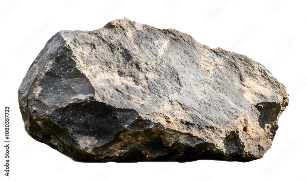 Mudstone isolated on a transparent background Mudstone isolated on a transparent background