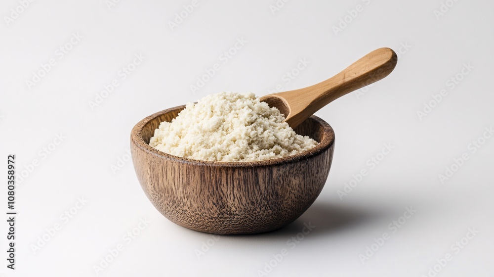 Almond Flour in a Wooden Bowl: A Healthy and Versatile Ingredient for Gluten-Free Baking Almond Flour in a Wooden Bowl: A Healthy and Versatile Ingredient for Gluten-Free Baking