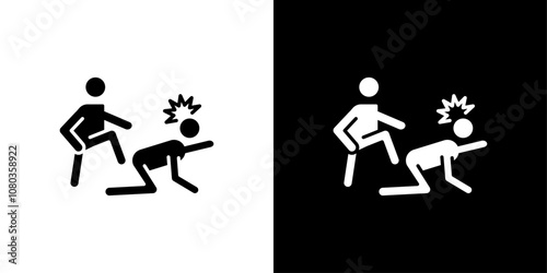 abandonment icon linear logo isolated
