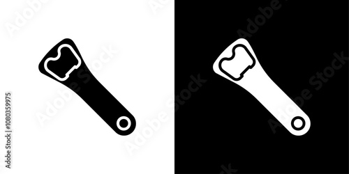 bottle opener icon linear logo isolated