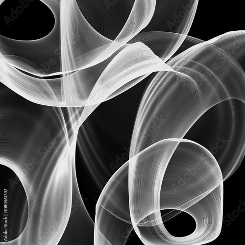 Abstract black and white background