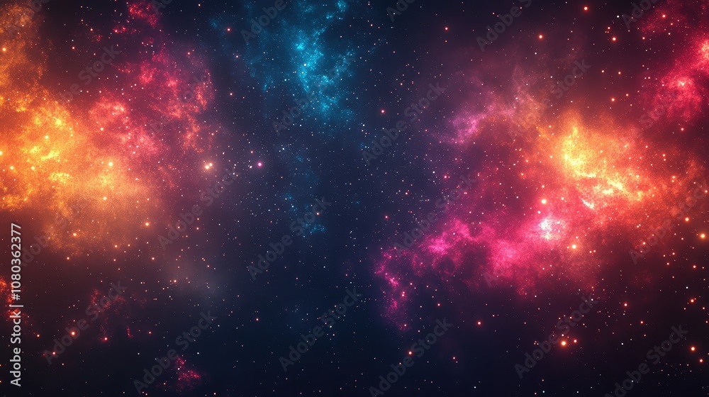 Naklejka premium Galaxy background, background with stars, cosmos background