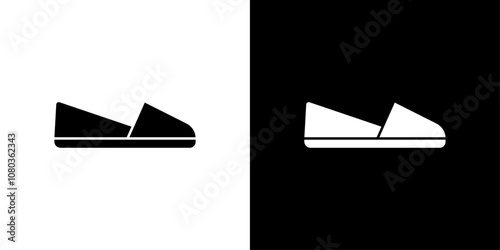 Espadrille icon linear logo isolated