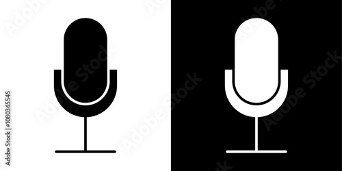 Podcast Icon linear logo isolated