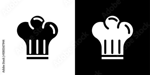 toque icon linear logo isolated