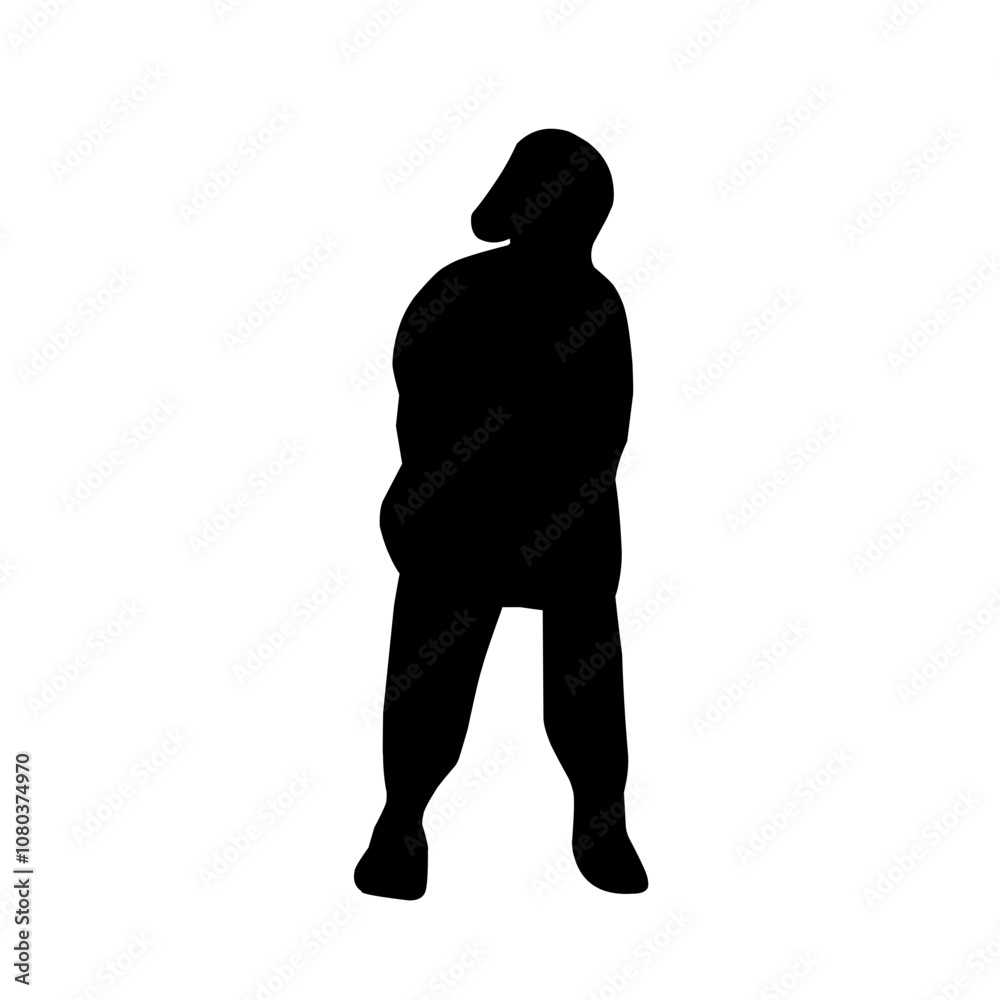 Vector silhouettes of people sitting Vector silhouettes of people sitting