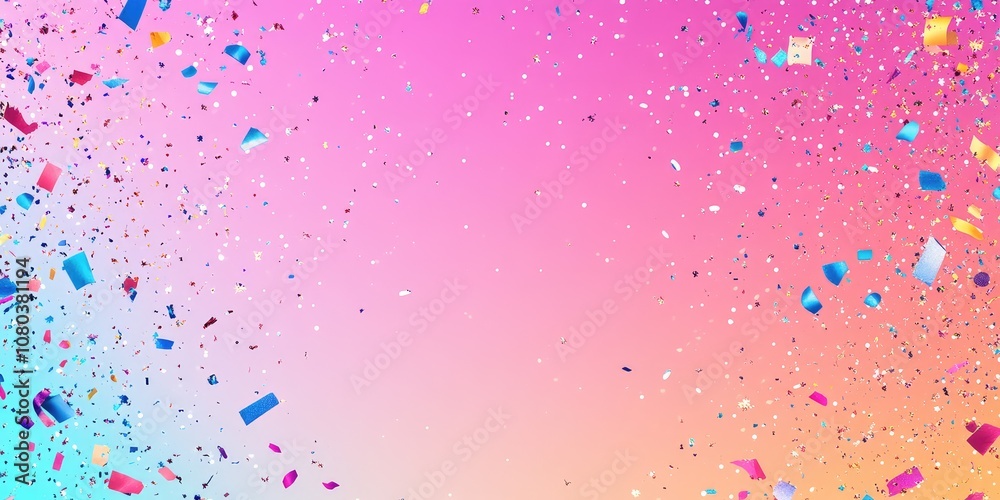 Obraz premium Confetti images, New Year background, New Year banner, fireworks in the night sky, luxury banner, Christmas background