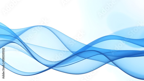 Abstract background Blue line isolated on white background. generated by AI, abstract blue background, abstract blue wave