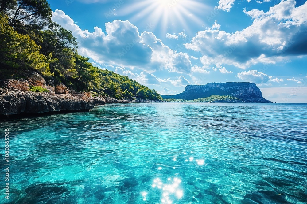 Fototapeta premium Idyllic Tropical Beach Landscape