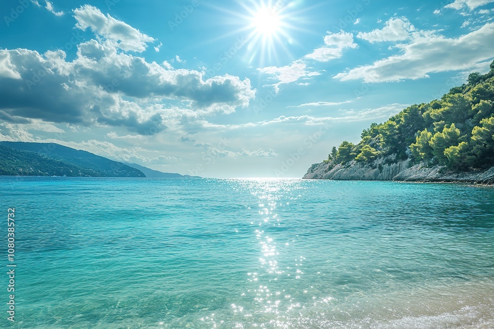 Fototapeta premium Idyllic Tropical Beach Landscape