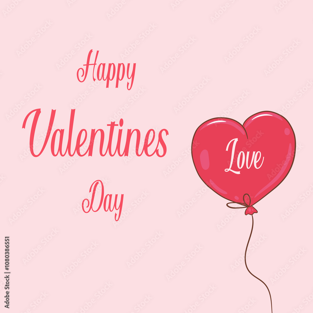 Heartfelt Valentine's Day illustration Heartfelt Valentine's Day illustration