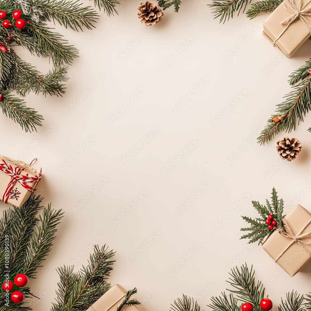 Christmas Greeting Card Design For Social Media, Generative AI Christmas Greeting Card Design For Social Media, Generative AI
