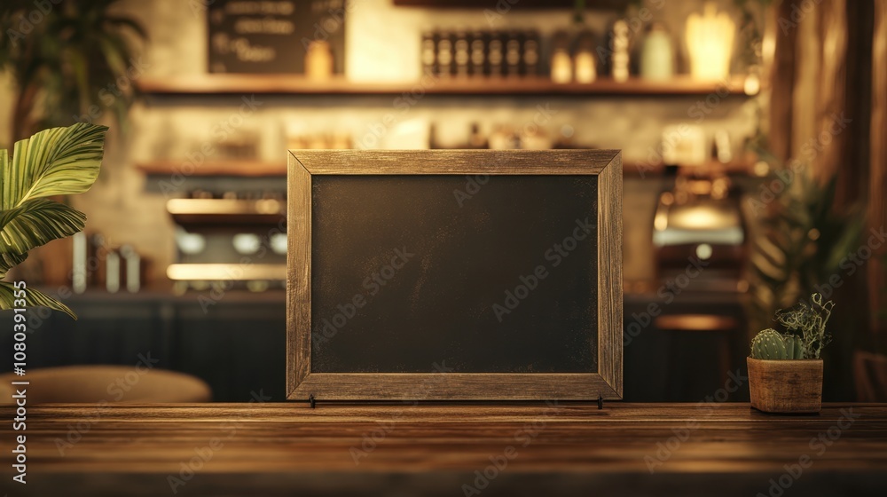 The Chalkboard in Cafe The Chalkboard in Cafe
