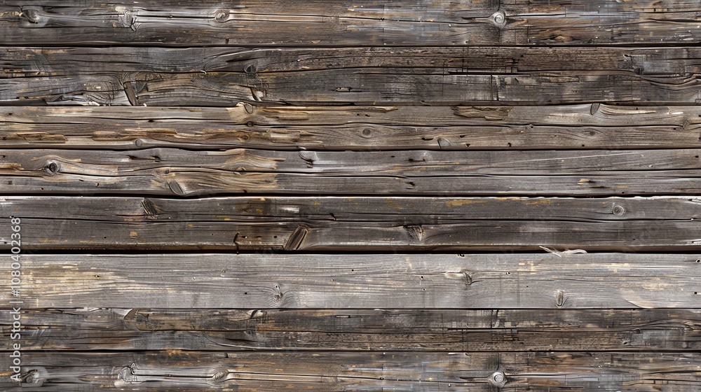 A weathered wood surface, with a rustic look. A weathered wood surface, with a rustic look.