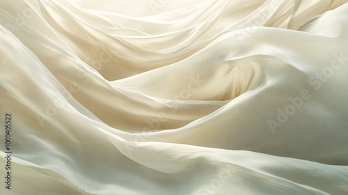 Earth-toned fabric layers wallpaper with soft light reflections background