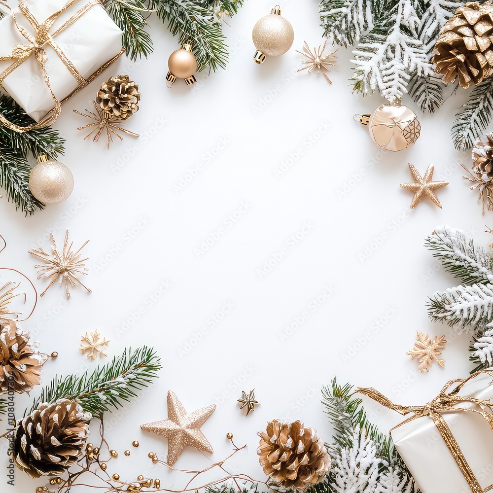 Christmas Greeting Card Design For Social Media, Generative AI