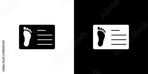 Birth certification icon linear logo isolated