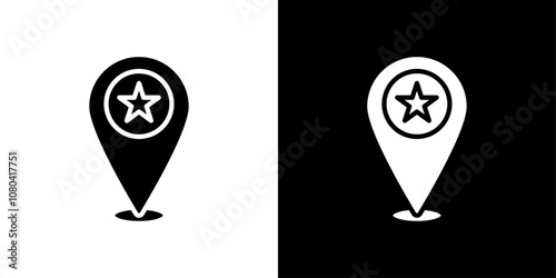 Favorite place icon linear logo isolated Free Download Favorite place icon linear logo isolated - GFXLoad