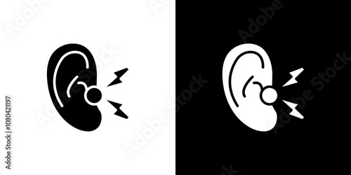 Otitis icon linear logo isolated