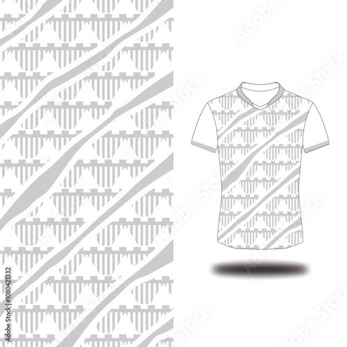 line pattern sportwear apparel jersey background