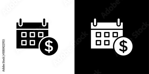 salary payday icon linear logo isolated