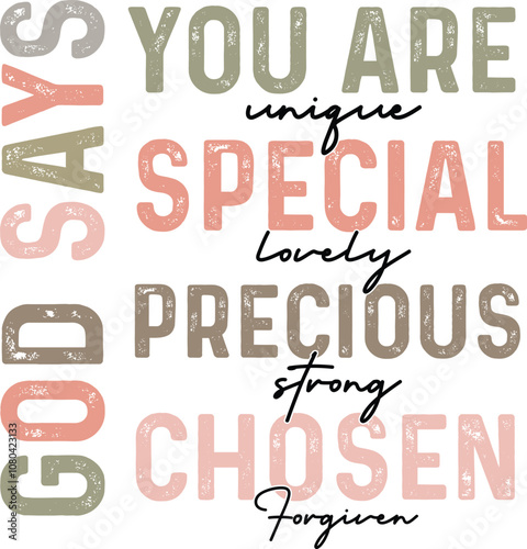 Christian Retro SVG God's Still Writing Your Story, God Is Within Her She Will Not Fall psalm 46:5,Blessed Mercy Redeemed loved Worship, God Says You Are Unique Special Lovely Precious Strong