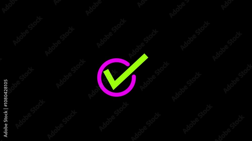 Animated tick button linear icon. Check mark. Selecting, accepting action. Approval process. Round Green Tick Icon Mark Approval Animation on White Background. Right Check Mark Animation Video. Animated tick button linear icon. Check mark. Selecting, accepting action. Approval process. Round Green Tick Icon Mark Approval Animation on White Background. Right Check Mark Animation Video.
