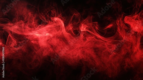 Abstract Red Smoke