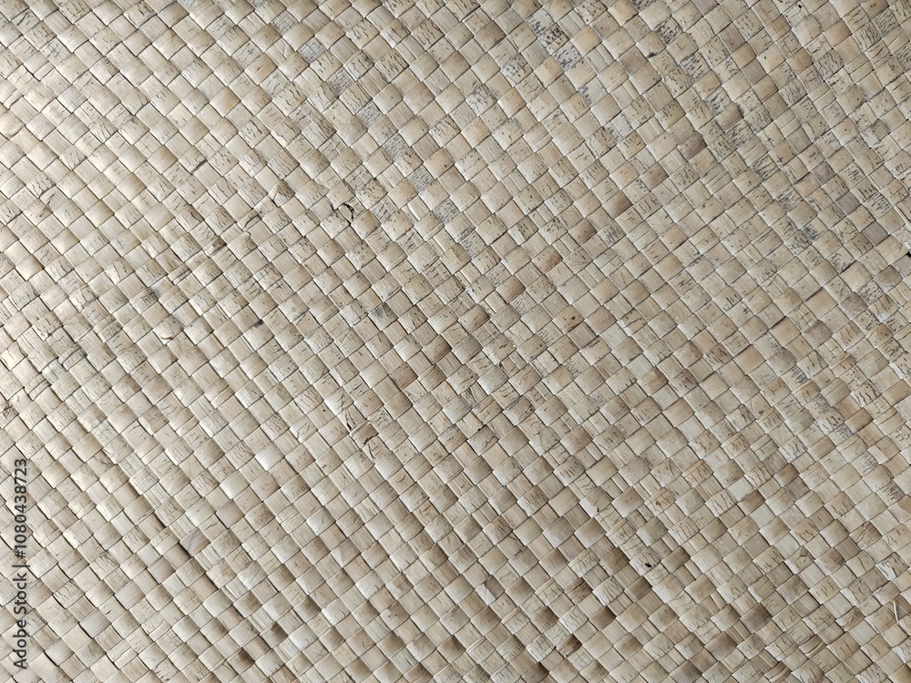 Natural Woven Bamboo Texture Background Natural Woven Bamboo Texture Background