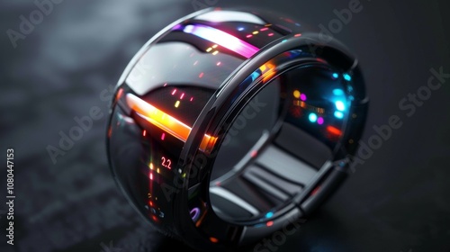 Stylish Next-Gen Smartwatch with Flexible Display