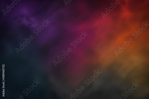 Vibrant Textured Color Gradient Background in Violet Crimson Tangerine Navy and Charcoal Shades