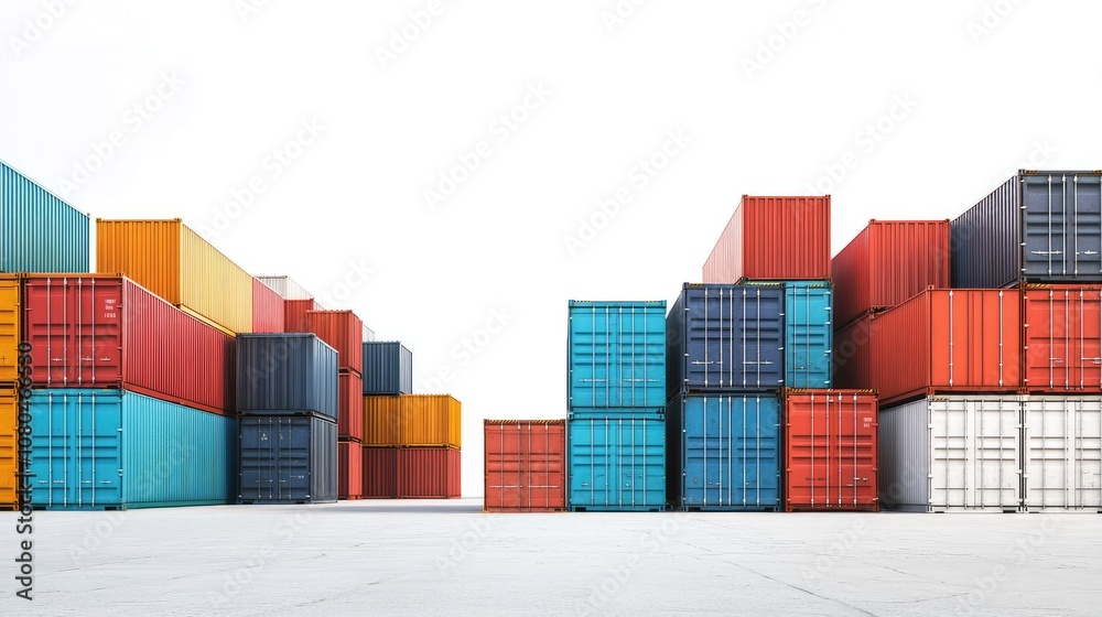 Shipping Container Box Isolated on White Background
Shipping Container Box Isolated on White Background
