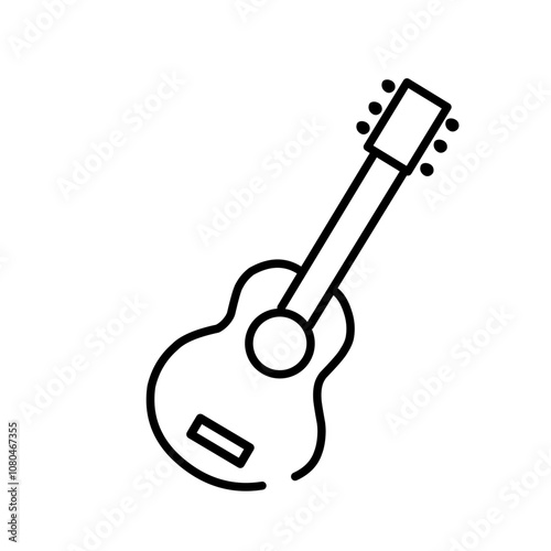 Musical instruments sketch illustration