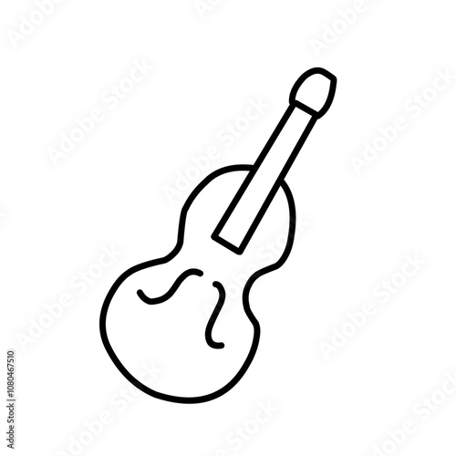 Musical instruments sketch illustration